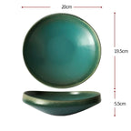 Japanese Creative Thick-sided Ceramic Plate Restaurant Hotel - Grand Goldman