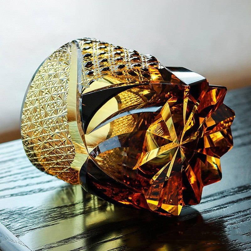 Japanese Fashion Crystal Glass Whiskey Glasses - Grand Goldman