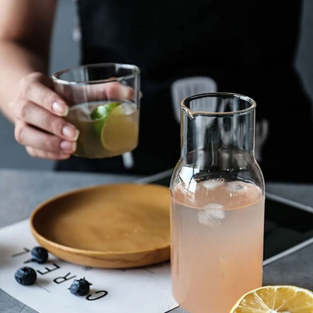 Japanese Glass One Pot One Cup Set - Grand Goldman