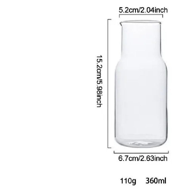 Japanese Glass One Pot One Cup Set - Grand Goldman