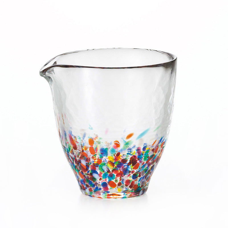 Japanese Hammered Stained Glass Fair Cup - Grand Goldman