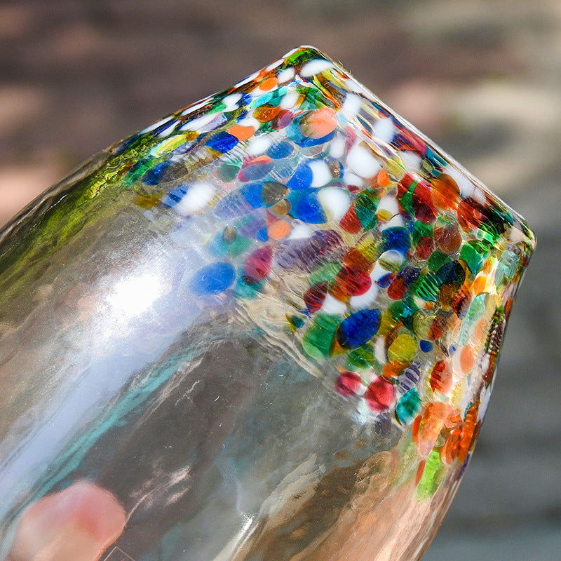 Japanese Hammered Stained Glass Fair Cup - Grand Goldman