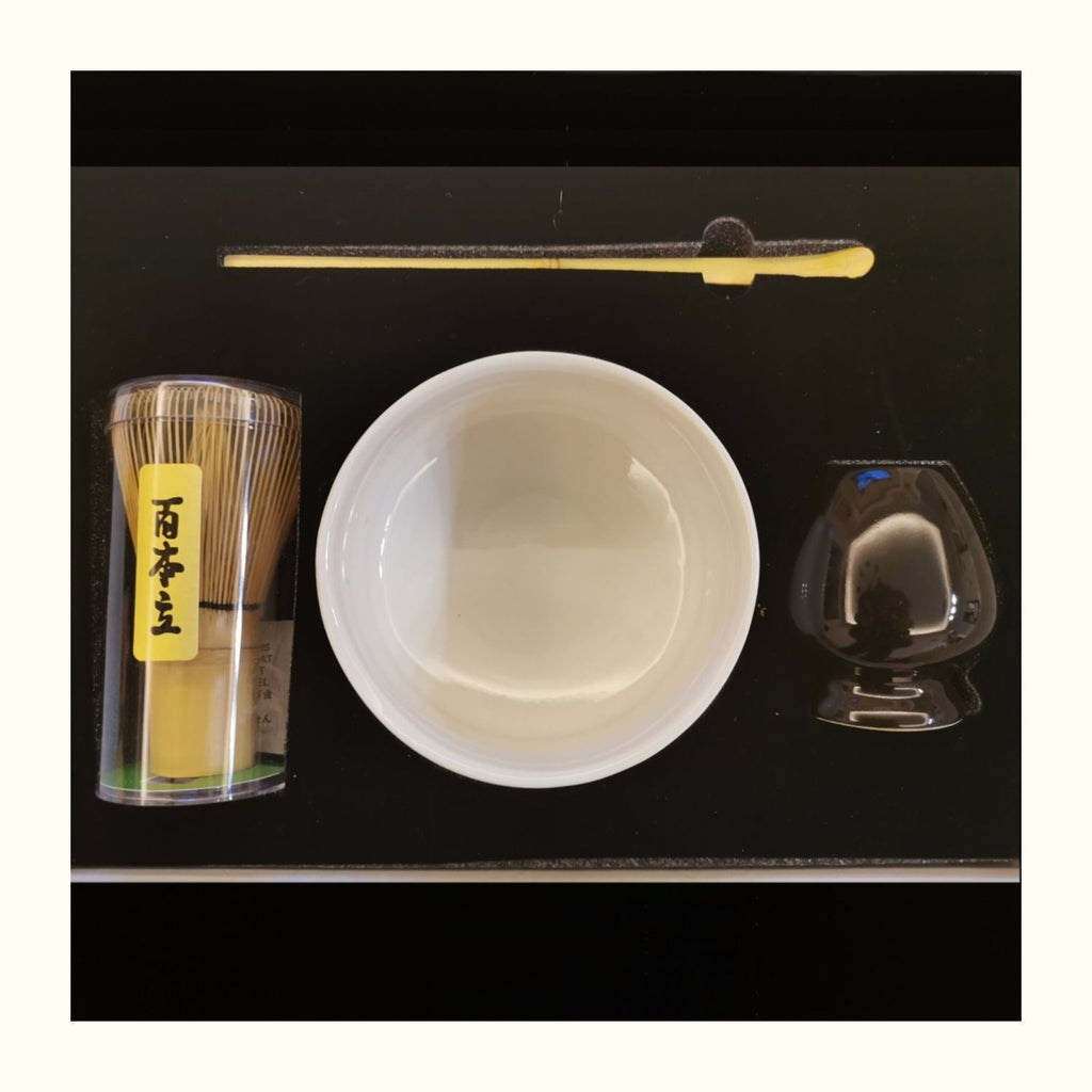 Japanese Handmade Matcha Tea Set Of Four - Grand Goldman