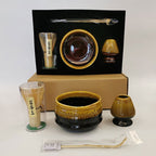 Japanese Handmade Matcha Tea Set Of Four - Grand Goldman