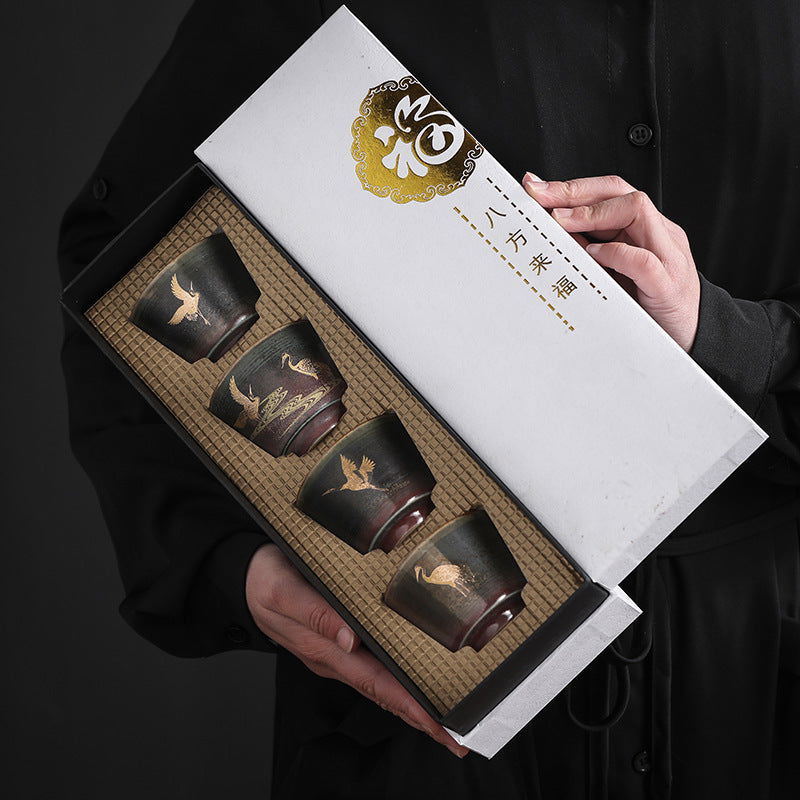 Japanese Kiln Ceramic Kung Fu Tea Set Gift - Grand Goldman