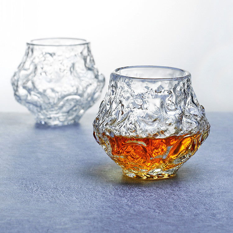 Japanese Meteorite Planet Shaped Whiskey Glass - Grand Goldman
