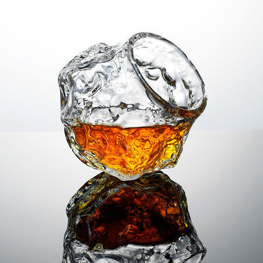 Japanese Meteorite Planet Shaped Whiskey Glass - Grand Goldman