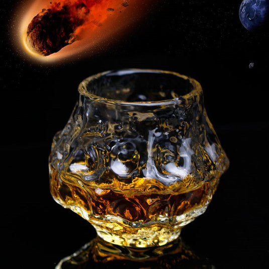 Japanese Meteorite Planet Shaped Whiskey Glass - Grand Goldman