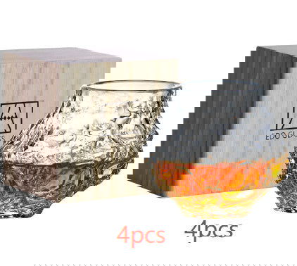 Japanese Meteorite Planet Shaped Whiskey Glass - Grand Goldman