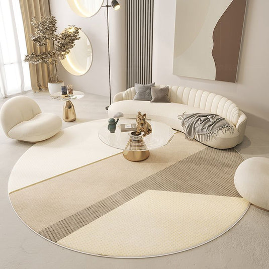 Japanese Minimalist Fashion Living Room Printed Carpet - Grand Goldman