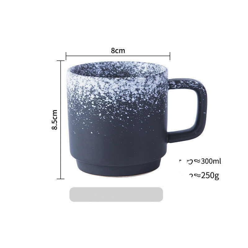 Japanese Mug Ceramic Cup Water Cup Coffee Cup Handle Cup Drinking Cup Household Milk Cup Juice Cup Tea Cup - Grand Goldman