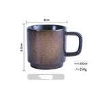 Japanese Mug Ceramic Cup Water Cup Coffee Cup Handle Cup Drinking Cup Household Milk Cup Juice Cup Tea Cup - Grand Goldman