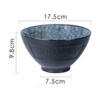 Japanese Noodle Bowl, Single Ceramic Large Size - Grand Goldman