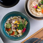 Japanese Noodle Bowl, Single Ceramic Large Size - Grand Goldman