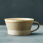 Japanese Rough Pottery Coffee Cup Handmade Creative Lovers Tea Cup Retro Personality Breakfast Milk Cup Art Mug - Grand Goldman