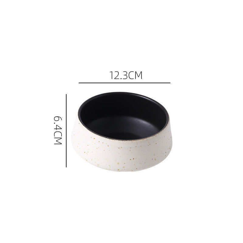 Japanese Special Ceramic  Black Single Bowl - Grand Goldman