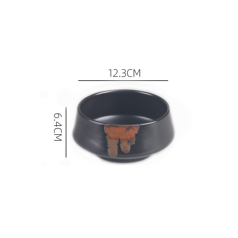 Japanese Special Ceramic  Black Single Bowl - Grand Goldman