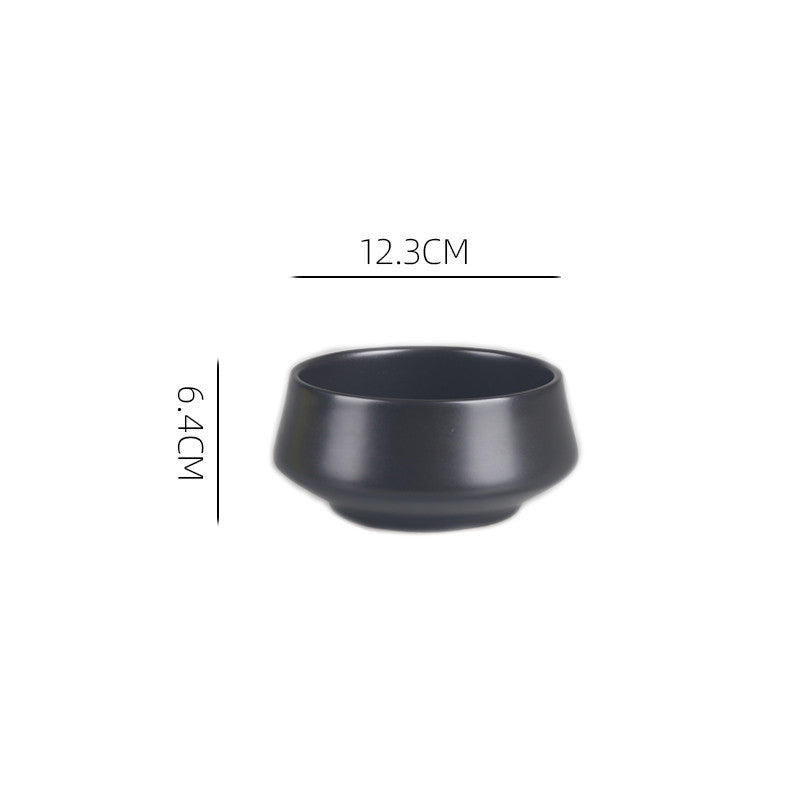 Japanese Special Ceramic  Black Single Bowl - Grand Goldman
