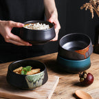 Japanese Special Ceramic  Black Single Bowl - Grand Goldman