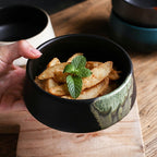 Japanese Special Ceramic  Black Single Bowl - Grand Goldman