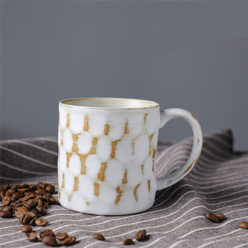 Japanese Style Ceramic Coffee Cup Retro Mug - Grand Goldman