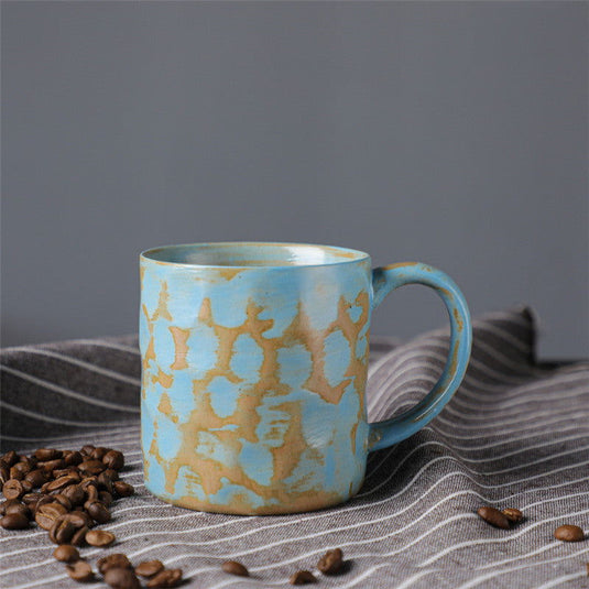 Japanese Style Ceramic Coffee Cup Retro Mug - Grand Goldman