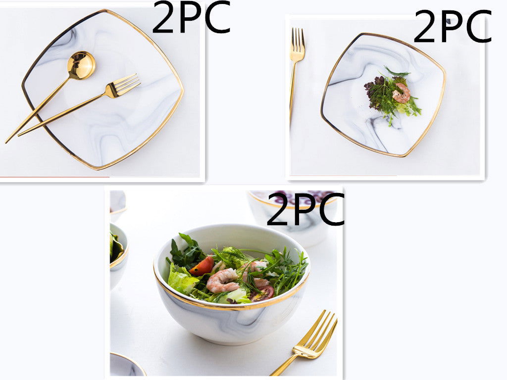 Japanese Style Combination Tableware Set, Household Ceramic Dishes And Dishes - Grand Goldman