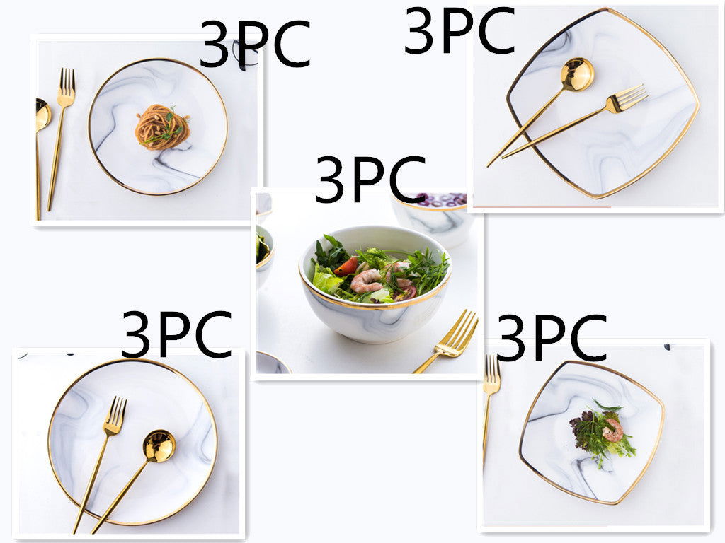 Japanese Style Combination Tableware Set, Household Ceramic Dishes And Dishes - Grand Goldman