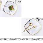 Japanese Style Combination Tableware Set, Household Ceramic Dishes And Dishes - Grand Goldman