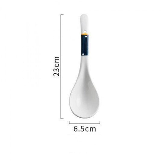 Japanese Style Creative Restaurant Home  Ceramic Spoon - Grand Goldman