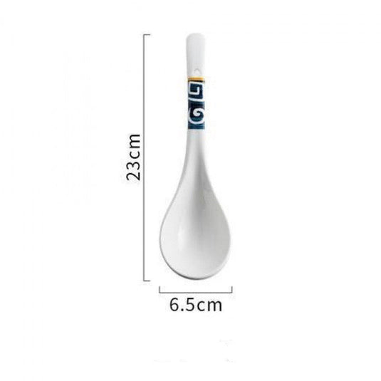 Japanese Style Creative Restaurant Home  Ceramic Spoon - Grand Goldman