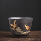 Japanese Style Hand Made Ceramic Tea Cup Set - Grand Goldman