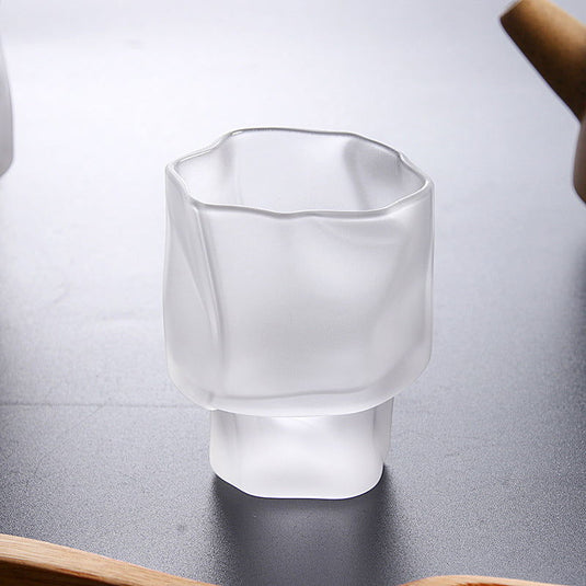 Japanese Style Handmade Crystal Glass Tea Cup - Grand Goldman