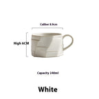 Japanese Style Handmade Vintage Ceramic Coffee Cup - Grand Goldman