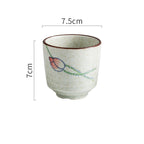 Japanese Style Retro Ceramic Small Pastoral Bird And Beast Tea Cup - Grand Goldman