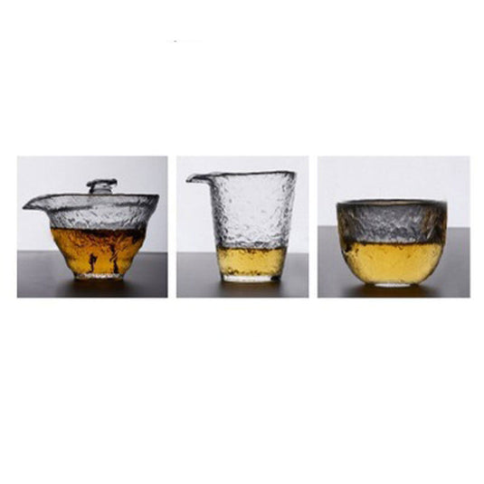 Japanese Style Sansai Bowl Heat-resistant Glass Tea Set - Grand Goldman