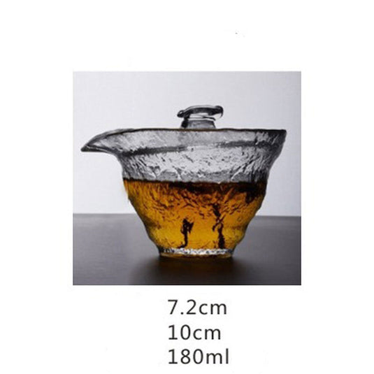 Japanese Style Sansai Bowl Heat-resistant Glass Tea Set - Grand Goldman