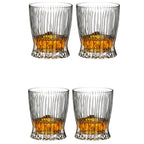 Japanese Style Striped Glass Whiskey Glass Colin Glass Juice Glass Foreign Wine Glass Ice Hockey Glass Cut Flower Long Drink Glass Colin Glass - Grand Goldman