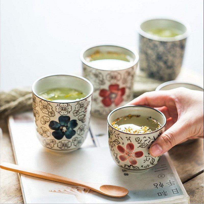 Japanese Style Tea Cup With Thread - Grand Goldman