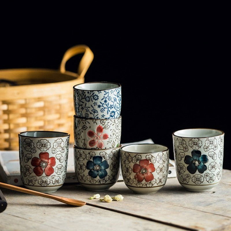 Japanese Style Tea Cup With Thread - Grand Goldman