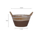 Japanese Style Thick Ceramic Large Soup Bowl - Grand Goldman