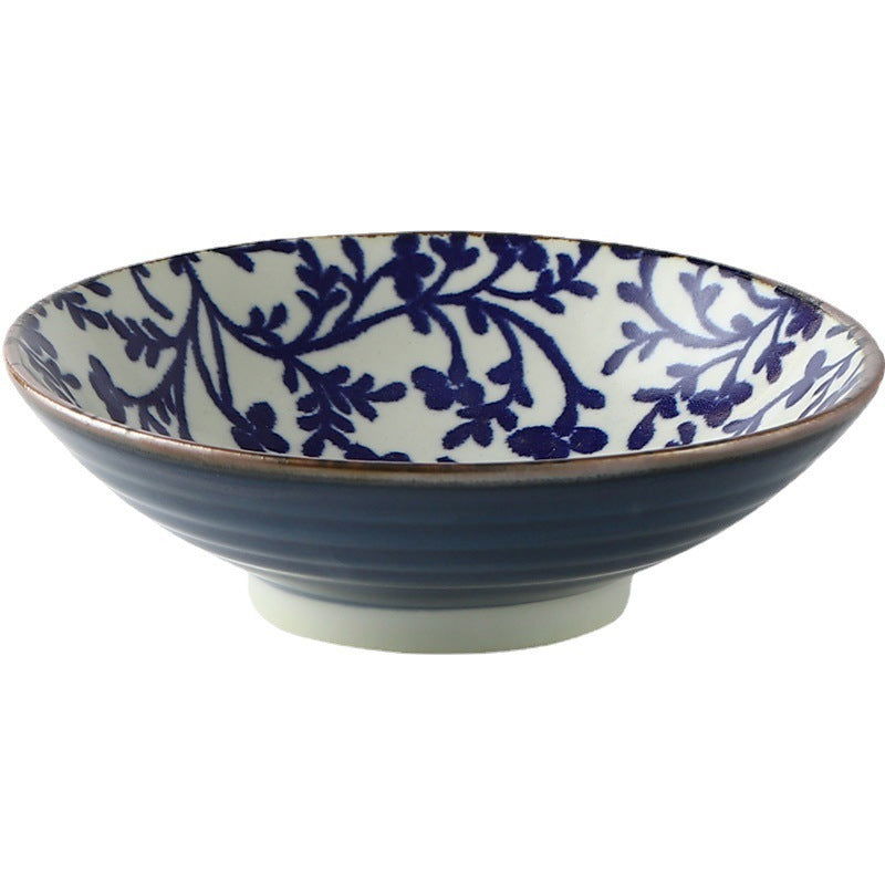 Japanese Style Underglaze Ceramic Bowl - Grand Goldman