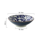 Japanese Style Underglaze Ceramic Bowl - Grand Goldman