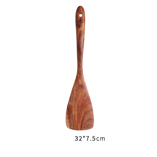 Japanese Style Wooden Nonstick Soup Spoon Spatula - Grand Goldman