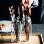 Japanese Style Wooden Pointed Chopsticks Creative Set - Grand Goldman