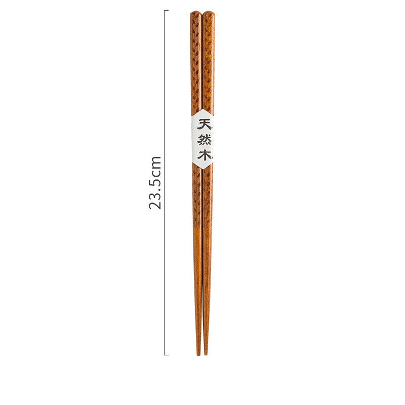 Japanese Style Wooden Pointed Chopsticks Creative Set - Grand Goldman