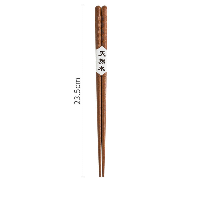 Japanese Style Wooden Pointed Chopsticks Creative Set - Grand Goldman