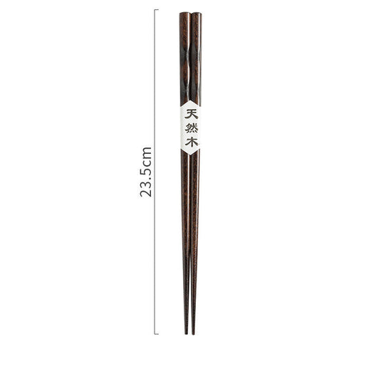 Japanese Style Wooden Pointed Chopsticks Creative Set - Grand Goldman