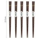 Japanese Style Wooden Pointed Chopsticks Creative Set - Grand Goldman