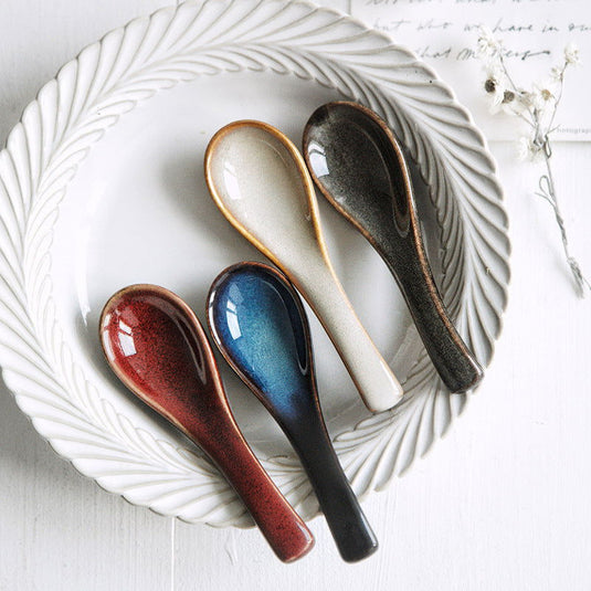 Japanese Tableware Kiln Becomes Household Restaurant Spoon - Grand Goldman